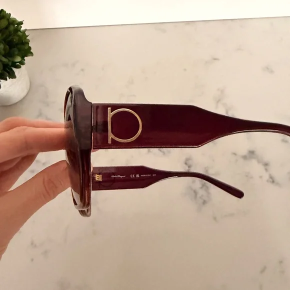 SALVATORE FERRAGAMO Gorgeous Logo Sunglasses NIB!! $475!!